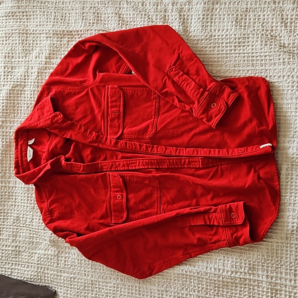 Size medium Woolrich women's cotton button up